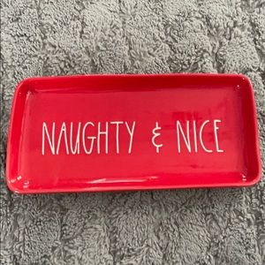 Rae Dunn Naughty & Nice tray